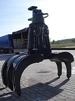Фото - Трубный грейфер для погрузки металлолома для экскаваторов VOLVO, JCB, HITACHI, HYUNDAI, KOMATSU и др.