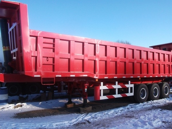 Фото - Самосвальный полуприцеп марки WANSHIDA грузоподъёмность 80 тонн