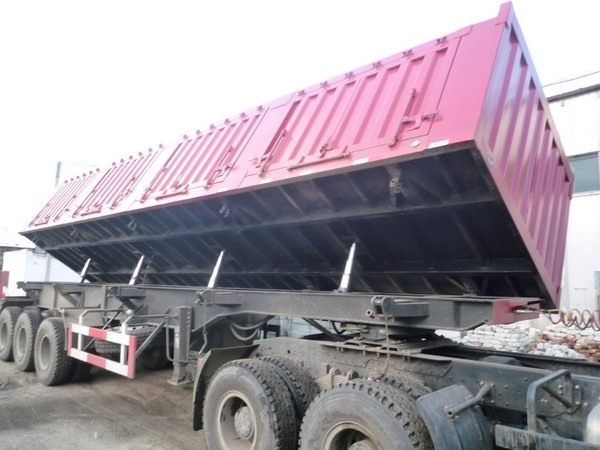 Фото - Полуприцеп для перевозки угля марки WANSHIDA грузоподъёмность 80 тонн