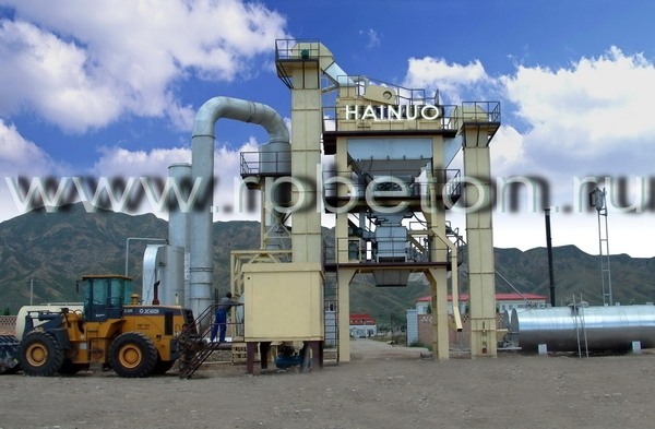 Фото - Стационарный бетонный завод HAINUO HZS160. Китайский завод по производству бетона HAINUO HZS160.