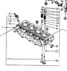 Головка блока цилиндров на двигатель Yanmar 4TNE88 (12991621590).