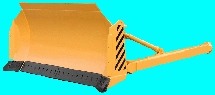 Фото - Бульдозерное оборудование для тракторов класса 10 с полусферическим отвалом (тип Е) или полусферическим увеличенным (тип Е1)