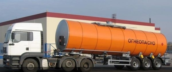 Фото - Полуприцеп-цистерна  964873 (термос 150 мм, цвет  оранжевый)   ЗАО 