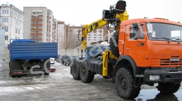 Фото - Продам Камаз - седельный тягач вездеход с КМУ Soosan SCS866LS + Буровая установка