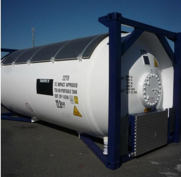 Фото - Танк-контейнер T50 для СУГ перевозки сжиженного углеводородного газа.