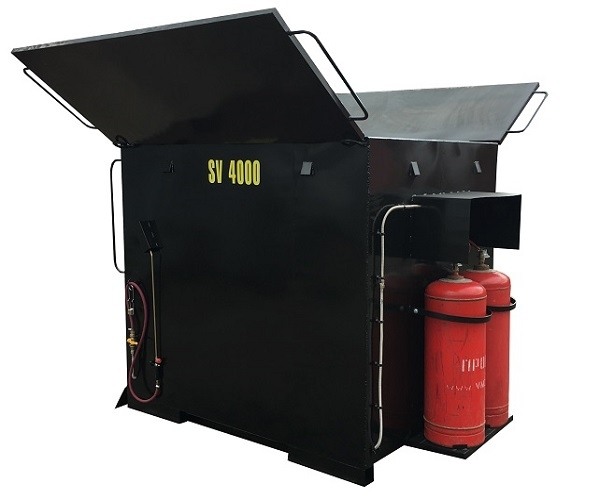 Фото - Термос - бункер рециклер для нагрева, хранения и регенерации асфальта до 4 тонн - SV 4000