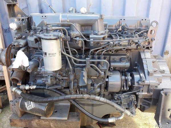 Фото - Isuzu 6HK1 двигатель б/у с разборки экскаватора JCB JS330 (Hitachi, Komatsu, Case)