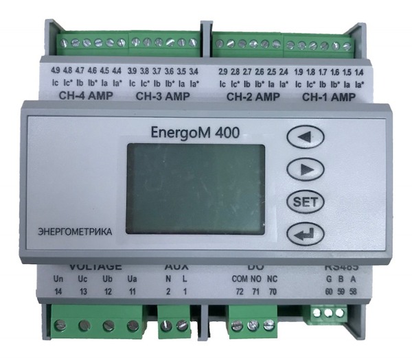 Фото - Измеритель параметров электроэнергии EnergoM 400